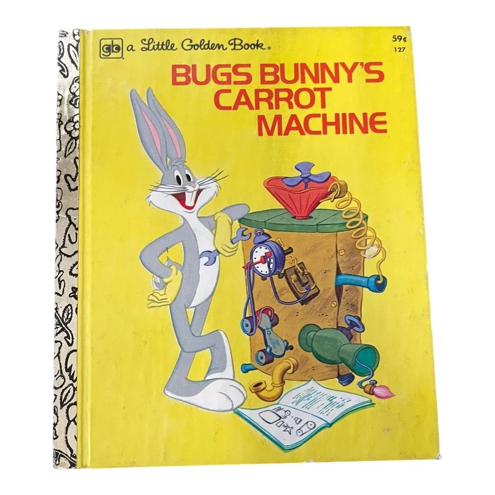 Bugs Bunny's Carrot Machine A Little Golden Book Clark Carlisle 1971 6th Print